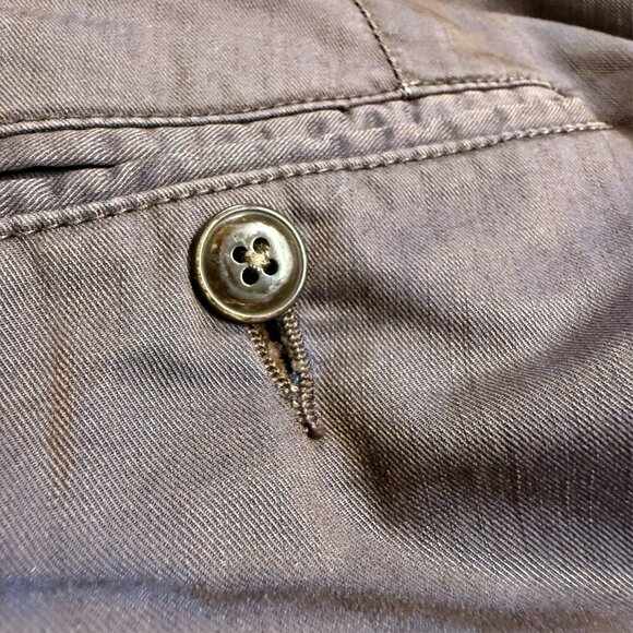 L.B.M 1911 Tailored Chinos Mens Twill Pants Iridescent Fabric Italy 36x30 - Picture 11 of 12